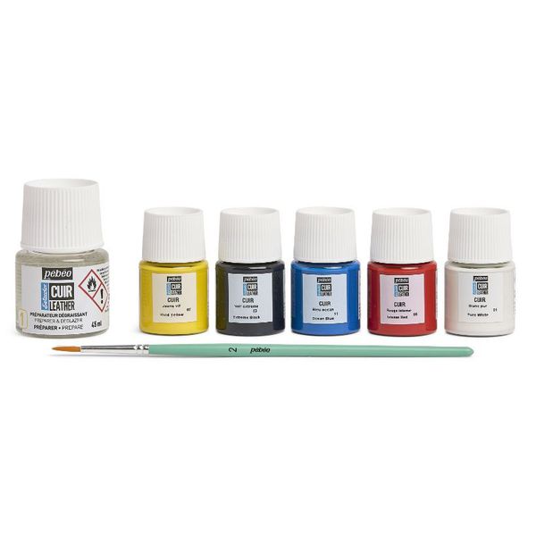 Набор красок по коже Setacolor STARTER KIT 20 мл, 295681, Pebeo, 295681