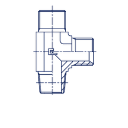 Штуцер FLC BSP 1/2 - BSPT 1/2
