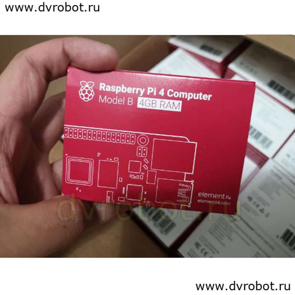 Компьютер Raspberry Pi 4 Model B 4ГБ