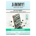 JiMMY!, Bars With Benefits™, протеиновый батончик, мятное печенье и крем, 4 батончика по 58 г (2,05 унции)