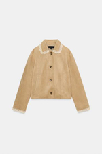 Искусственная замша куртка - ZARA