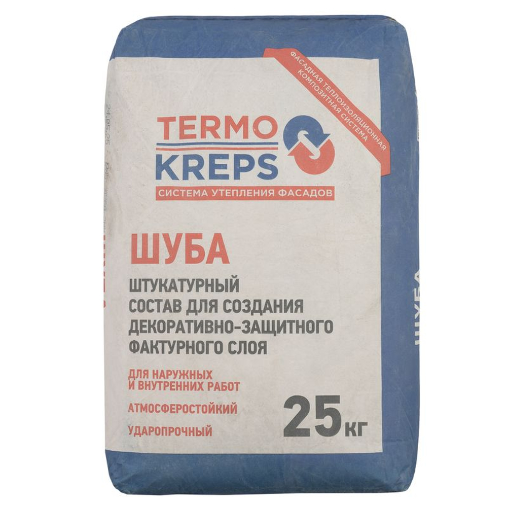 Штукатурка декоративная TermoKreps шуба 2 мм 25 кг