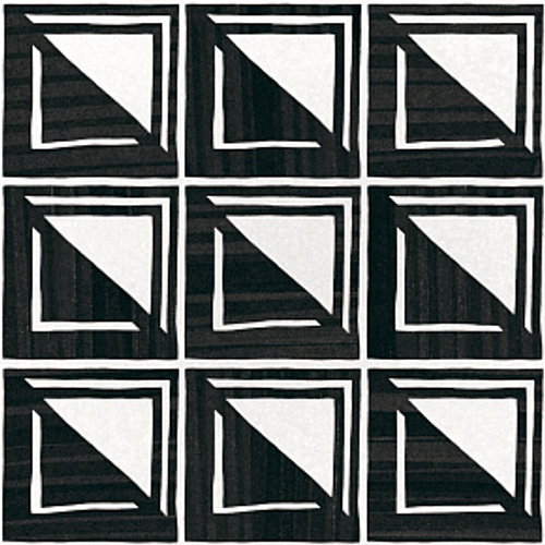 Керамогранит EQUIPE CAPRICE DECO Patchwork B&W 20x20/ЭКИПЕ КАПРИС ДЕКО Патчворк 20x20 (16 видов паттерна)