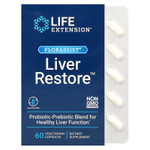Life Extension, FLORASSIST Liver Restore, добавка для здоровья печени, 60 вегетарианских капсул