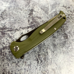 Складной нож QSP QS126-B GAVIAL, клинок D2, зеленая рукоять G10