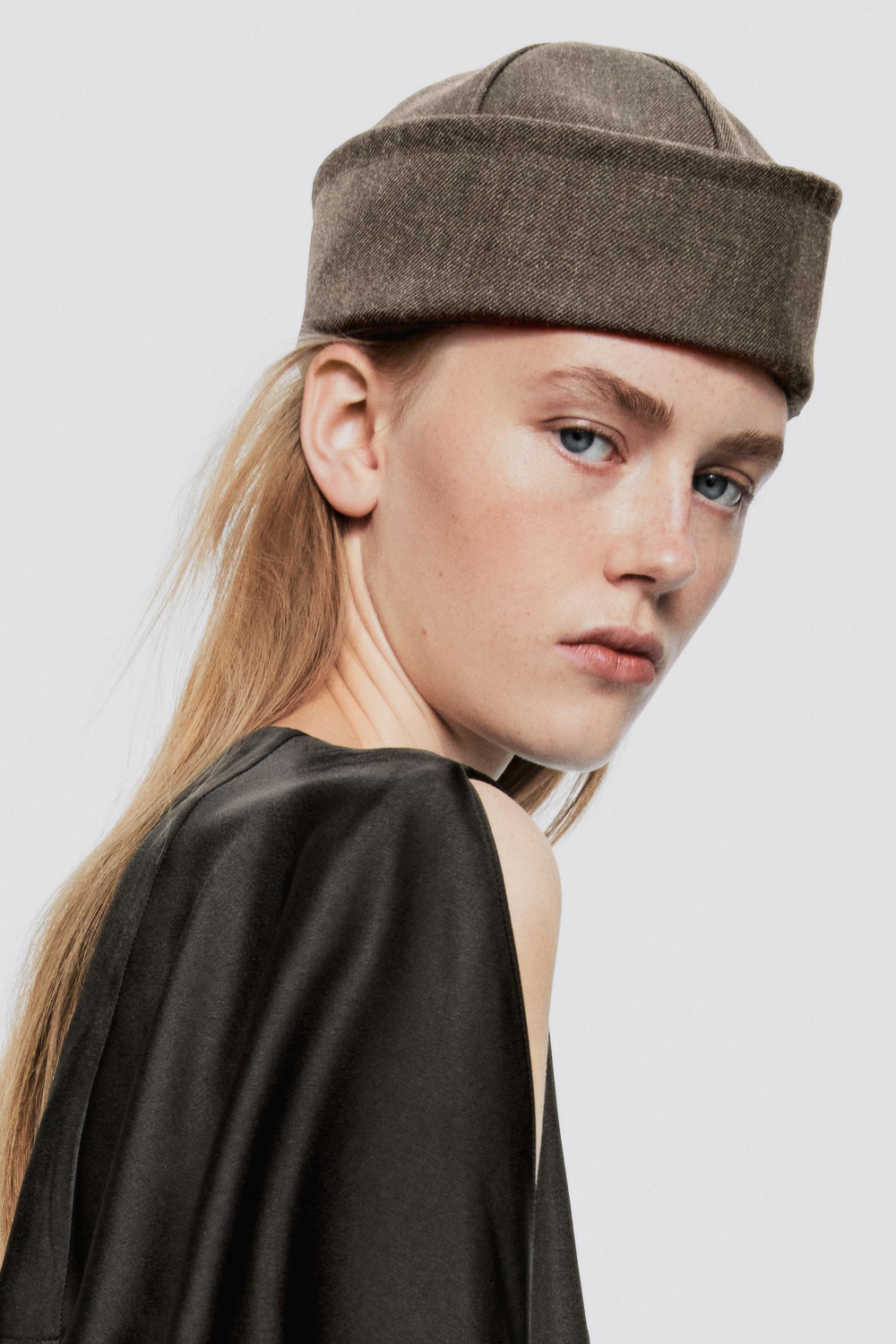Massimo Dutti Холщовая шляпа - Limited Edition, коричневый