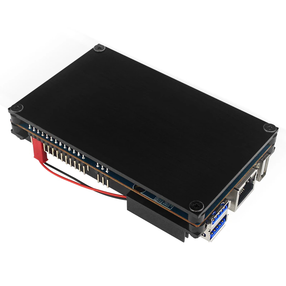 Металлический корпус для Orange Pi 5/5B с вентилятором