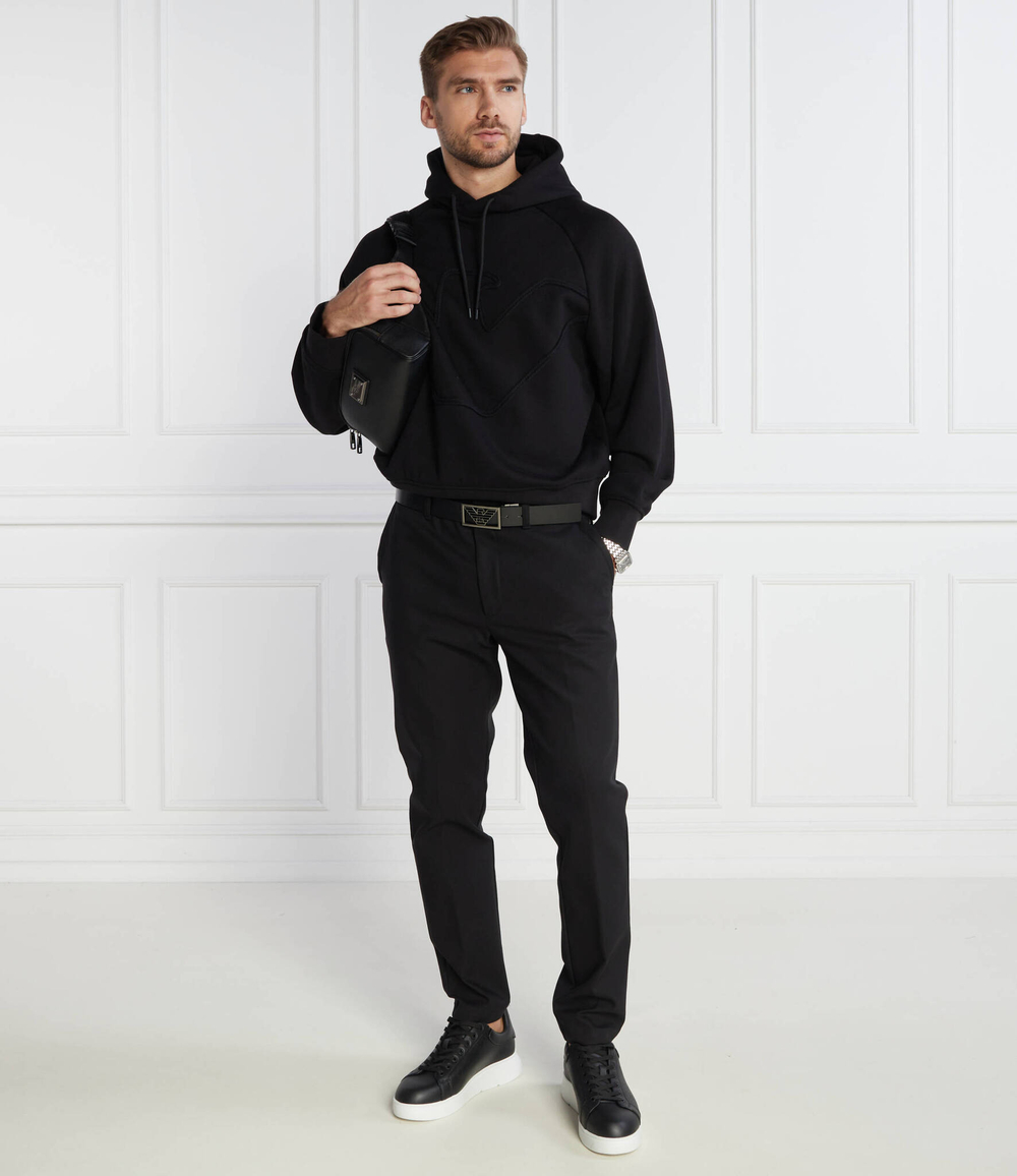 Худи Emporio Armani - черный(6R1ME4 1JWPZ)