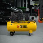 Компрессор масляный воздушный Denzel BCV2300/100, ременный привод, 2.3 кВт, 100 л, 440 л/мин