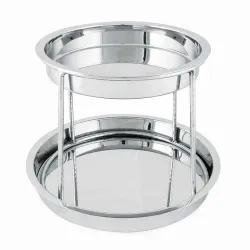 Этажерка 2 яруса d 22,5/28,5 см для подачи морепродуктов, P.L. Proff Cuisine