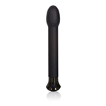 Чёрный вибромассажер Coco Licious Slender Tulip Vibes - 17 см. (Цвет: черный)