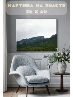 Картина на стену 40 X 50 Горный пейзаж