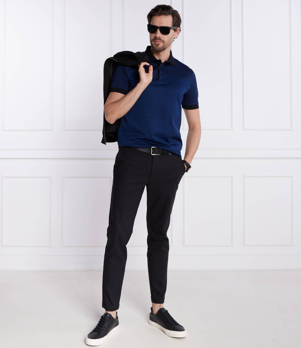 Поло Prout BOSS BLACK - темно-синий(50499577)