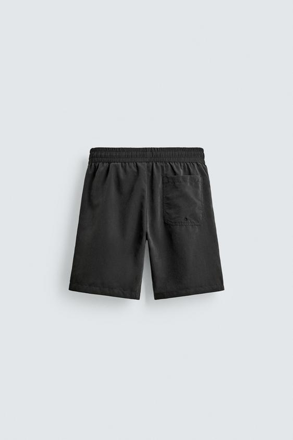 ZARA ДЛИННЫЕ ПЛАВКИ ИЗ МЯГКОЙ ТКАНИ, ЧЕРНЫЙ