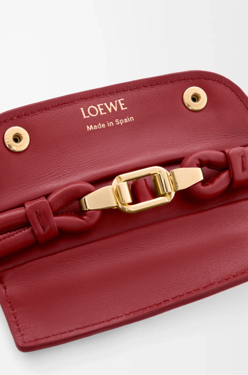 Loewe Маленькая сумка Madrid из мягкой телячьей кожи, красный
