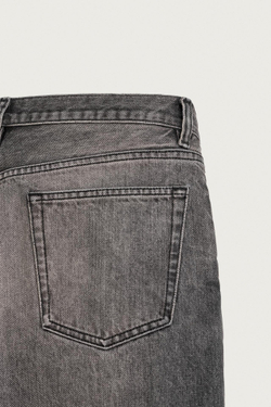ZARA ДЖИНСЫ STRAIGHT FIT, УГОЛЬНЫЙ