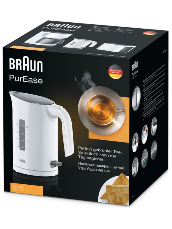 Чайник Braun PurEase WK3000 WH