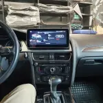 Магнитола для Audi A4 B8 2007-2015 без джойстика MMI (рамка 10) - Teyes LUX ONE 360 монитор 12.3" 2K QLED на Android 10, Быстрая, CarPlay, 4G SIM-слот, 4 камеры в комплекте