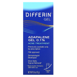 Differin, 0,1% гель с адапаленом, средство от акне, без отдушки, 15 г (0,5 унции)