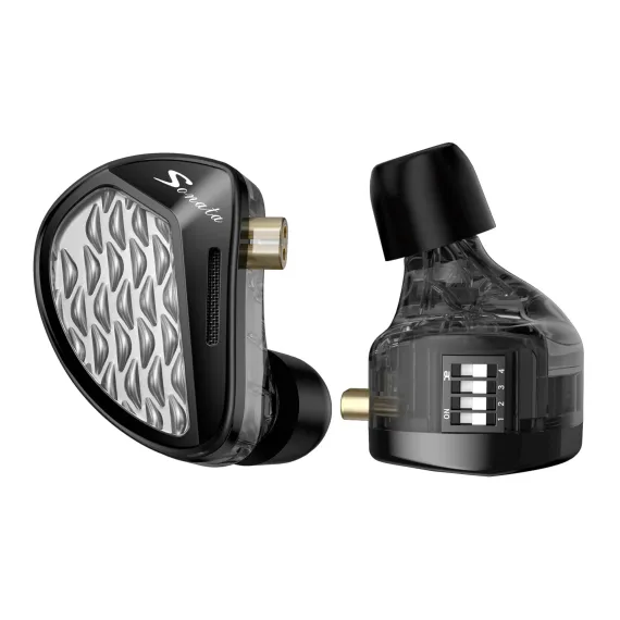 KZ Sonata (switch) with both mic/no mic cable Black