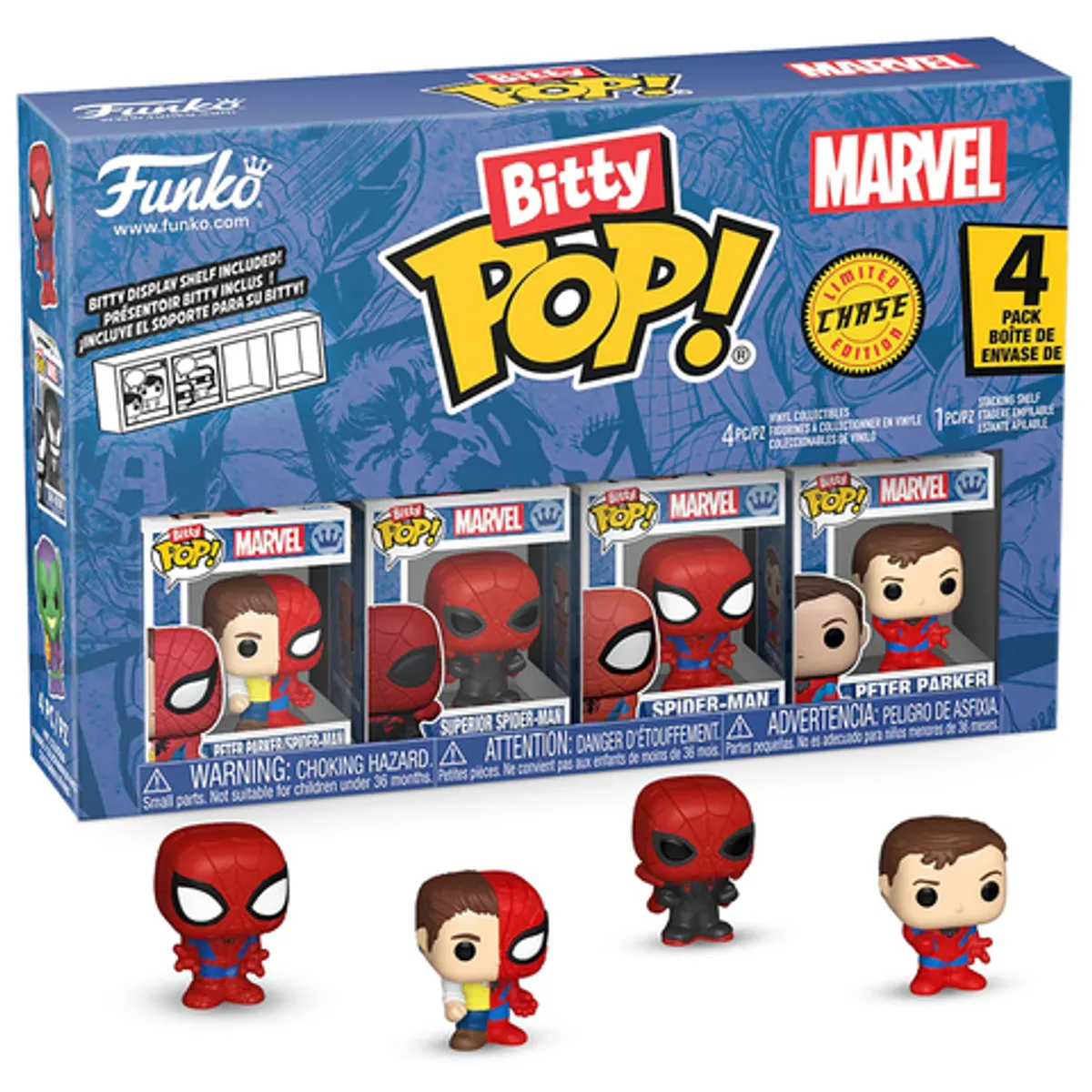 Funko Bitty POP! Marvel Spider-Man 4 Pack Series 2