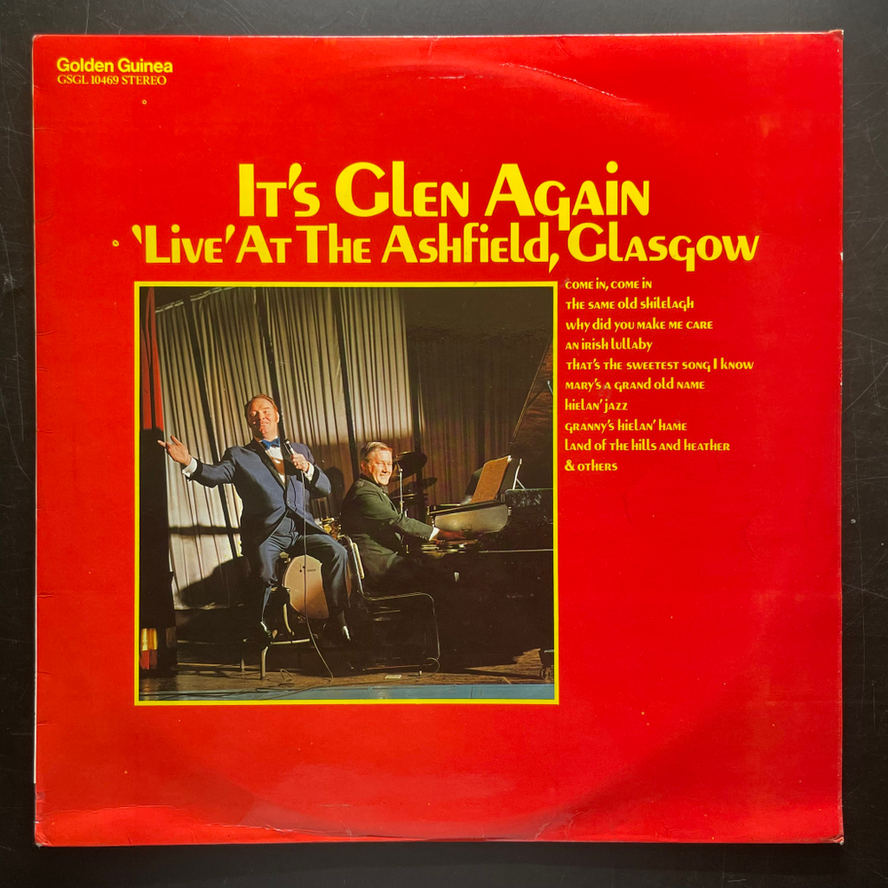 Glen Daly ‎– Live At The Ashfield Glasgow (Англия 1970г.)