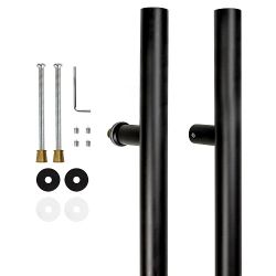 Ручка-скоба FUARO PH-22-32/900-INOX black нержавейка 304 /45503/