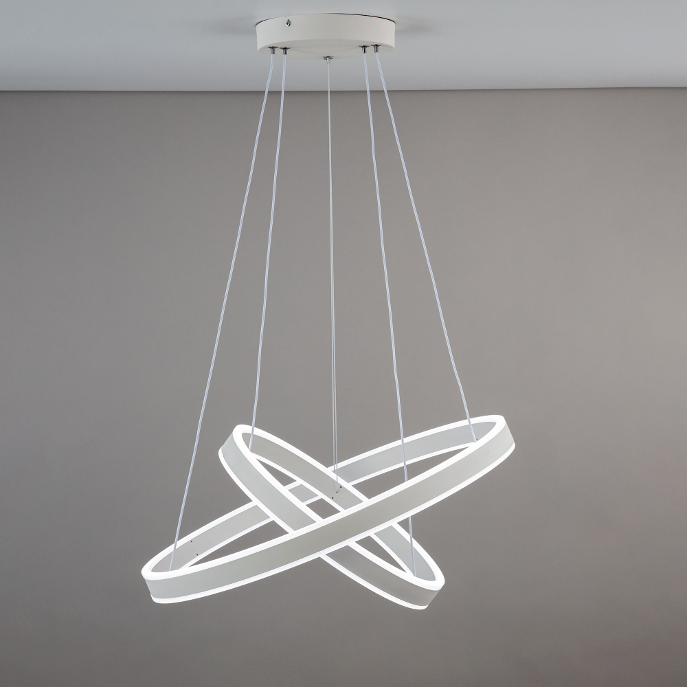Citilux Дуэт CL719640 LED Люстра подвесная с пультом Белая