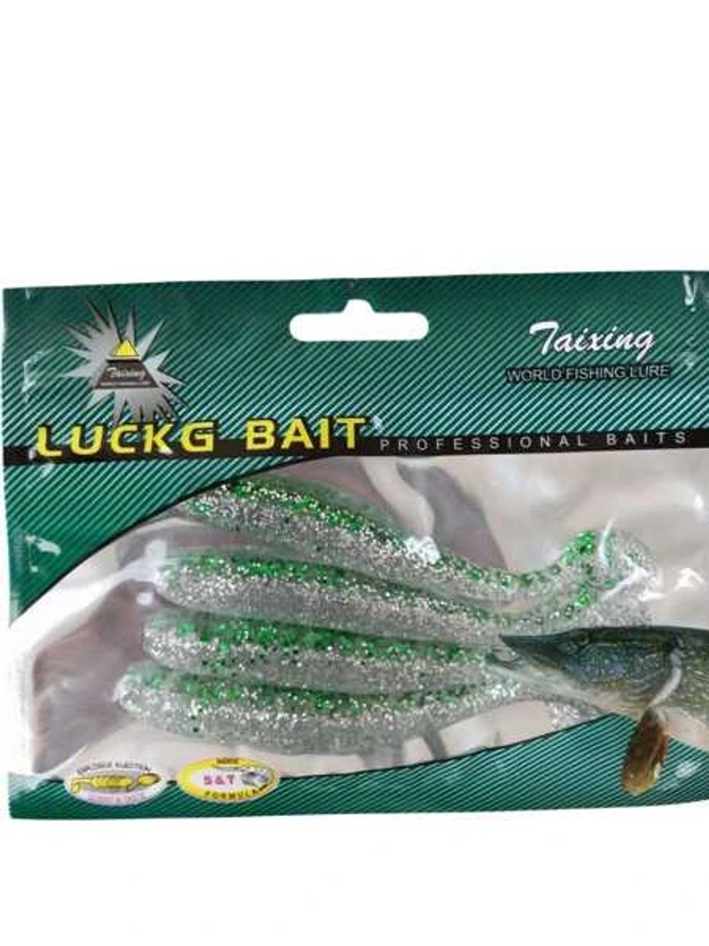Силиконовая рыбка LUCKG BAIT 4 ШТУК 6 ГР 10 СМ *003