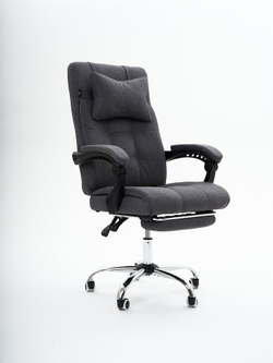 Компьютерное кресло KRESLO COMFORT Premium, обивка лён, цвет:серый