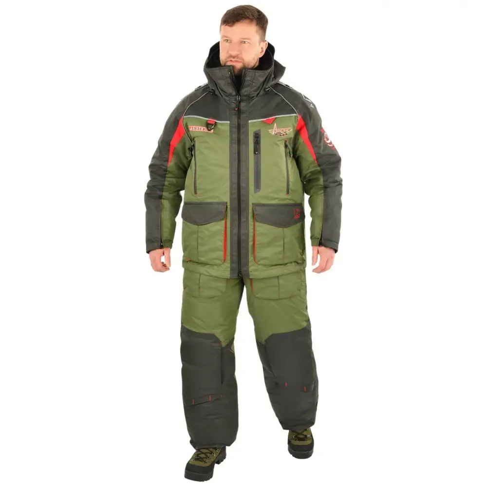 Костюм мужской зимний "Арктика III" -50, hardguard, олива, ХСН