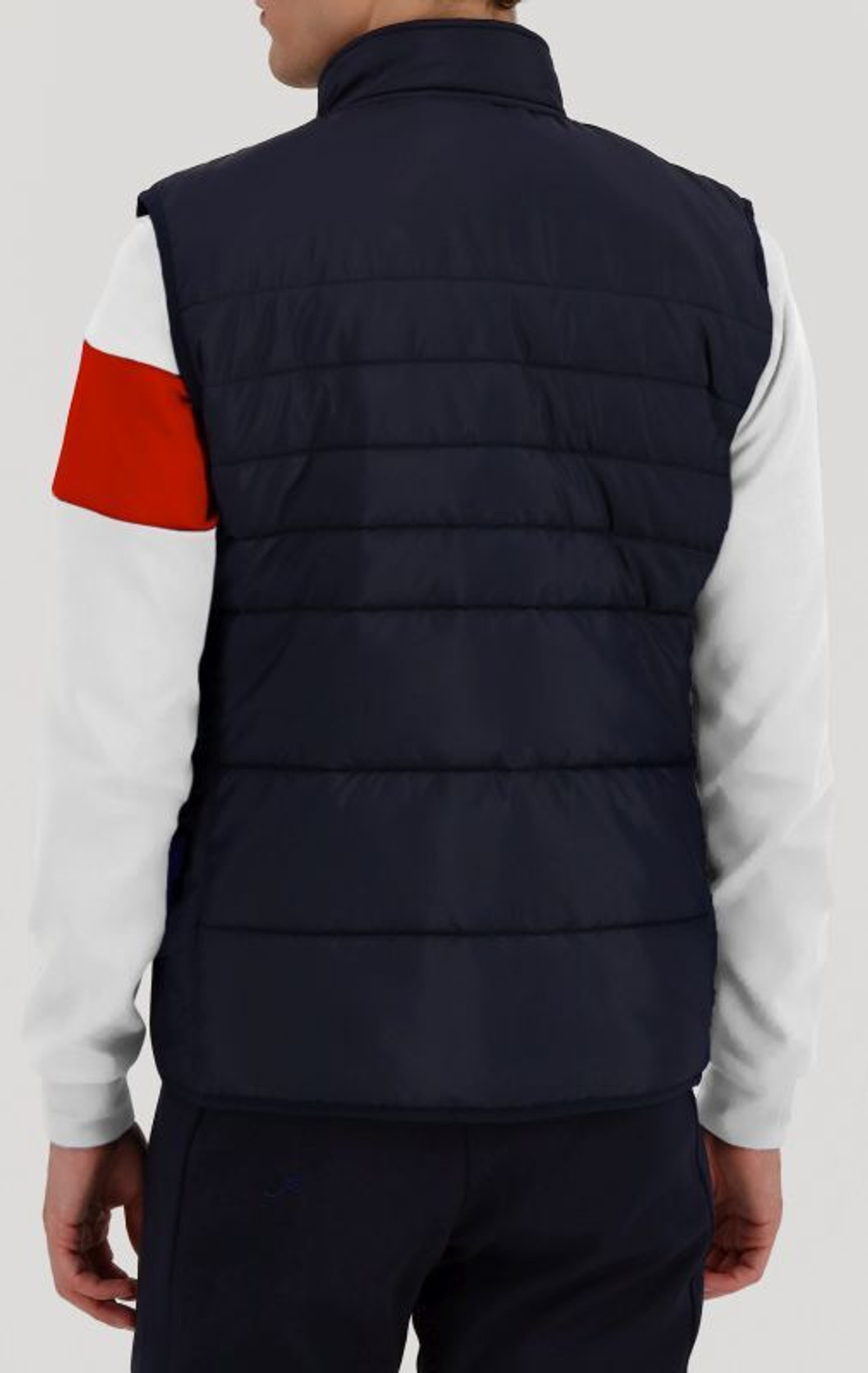 Мужская теннисная жилетка Le Coq Sportif TRI Doudoune Sleeveless N°1 SS23 - небесный