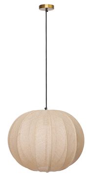 Светильник подвесной texture rib, D48 см, бежевый