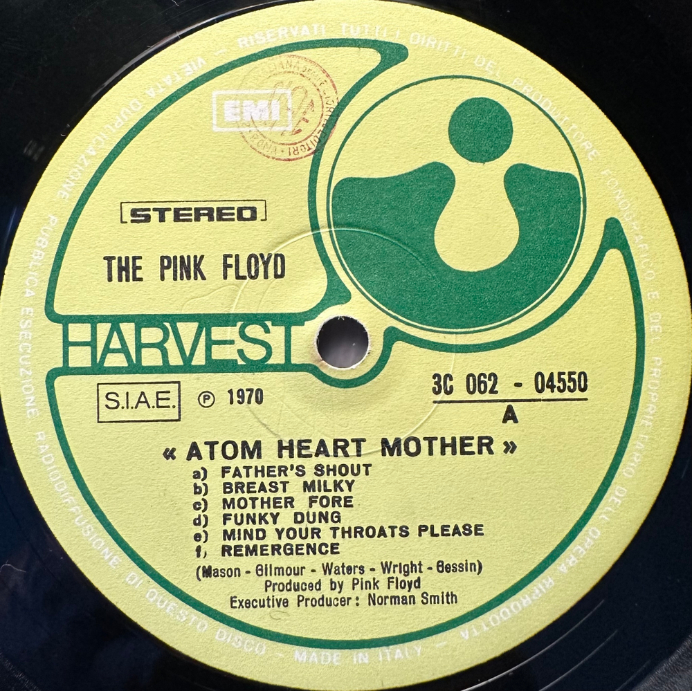 Pink Floyd - Atom Heart Mother (Италия 1976г.)