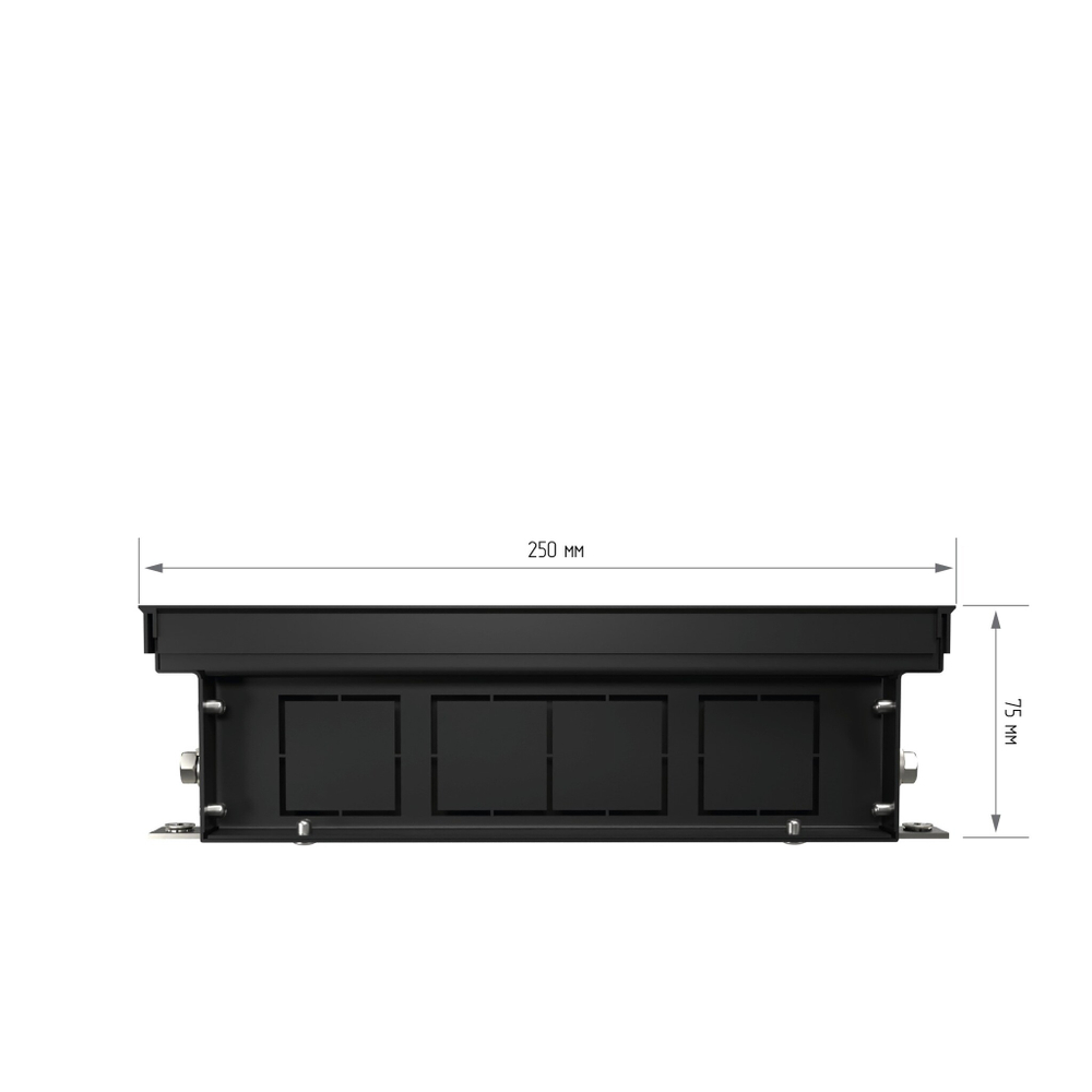 Конвектор внутрипольный Royal Thermo ATRIUM-75/250/1300-DG-U-LB