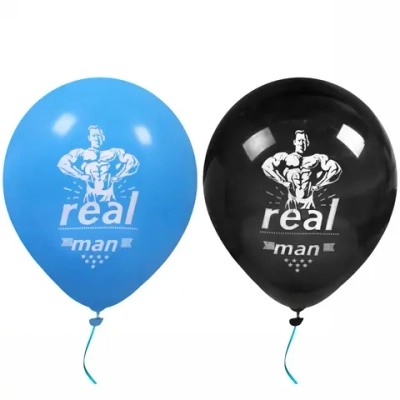 Воздушные шары 5 шт, 10»/25см «Real MAN», (микс)