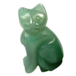 Кошка празем(авантюрин зеленый) асс.