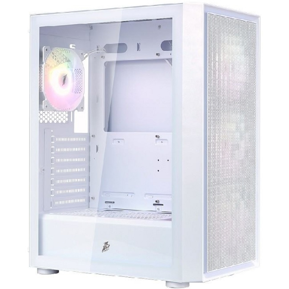 Корпус Midi-Tower 1STPLAYER GO6, ARGB, ATX, белый (GO6-WH-4F7-W)