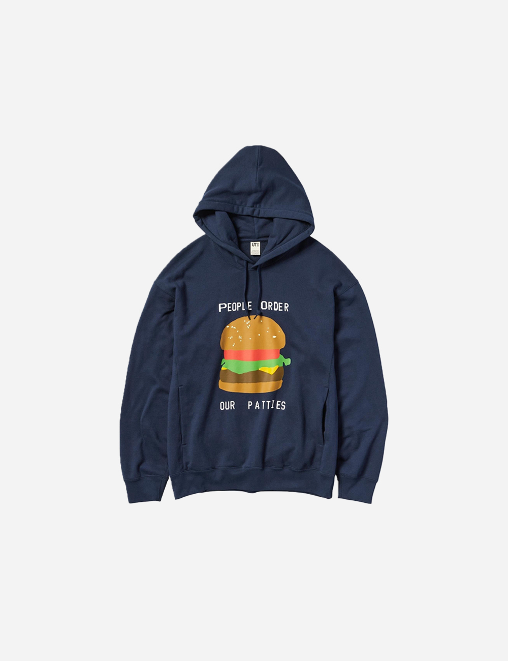Uniqlo Spongbob Blue Hoodie (477906)