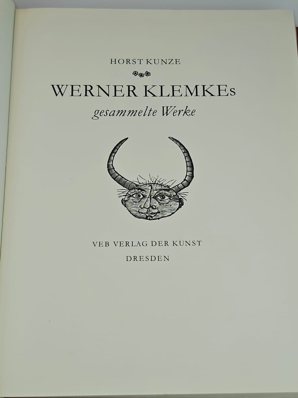 Werner Klemkes. Gesammelte Werke. Kunze Horst