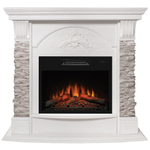 Каминокомплект Real Flame Athena GR WT с очагом Kendal 24