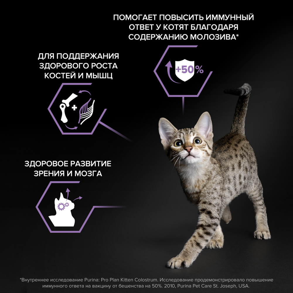 Сухой корм Pro Plan Original HEALTHY START для котят поддержание функций почек мозга и иммунитета с курицей 400 г