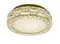 Люстра потолочная светодиодная NewRgy 6065E/72W GOLD+CLEAR, 72 Вт, золотая и прозрачная