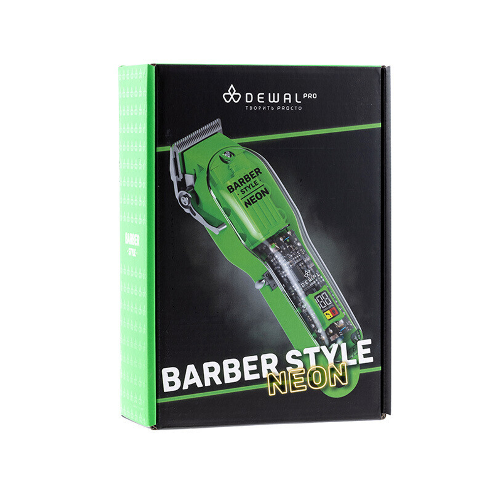 Dewal Профессиональная машинка для стрижки Barber Style Neon 03-081 Green