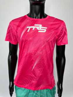 Футболка для бега TRS Pink W QR