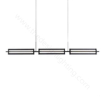 Chandelier  horizontal Teller