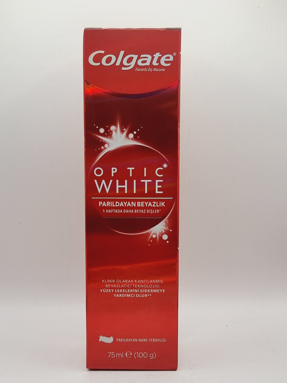 Зубная паста Optic White Shining Whiteness Искрящаяся белизна 75 мл