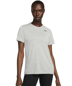Женская футболка Nike Dri-Fit - серый/серебристый/черный
