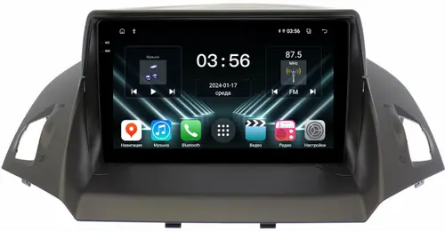 Магнитола для Ford Kuga 2 2012-2019 (без SYNC) - FarCar S280 монитор 9.5" IPS на Android 13, CarPlay