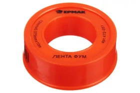 ФУМ лента ЕРМАК 1/2"/12мм х 0,075мм х 10м 472-051